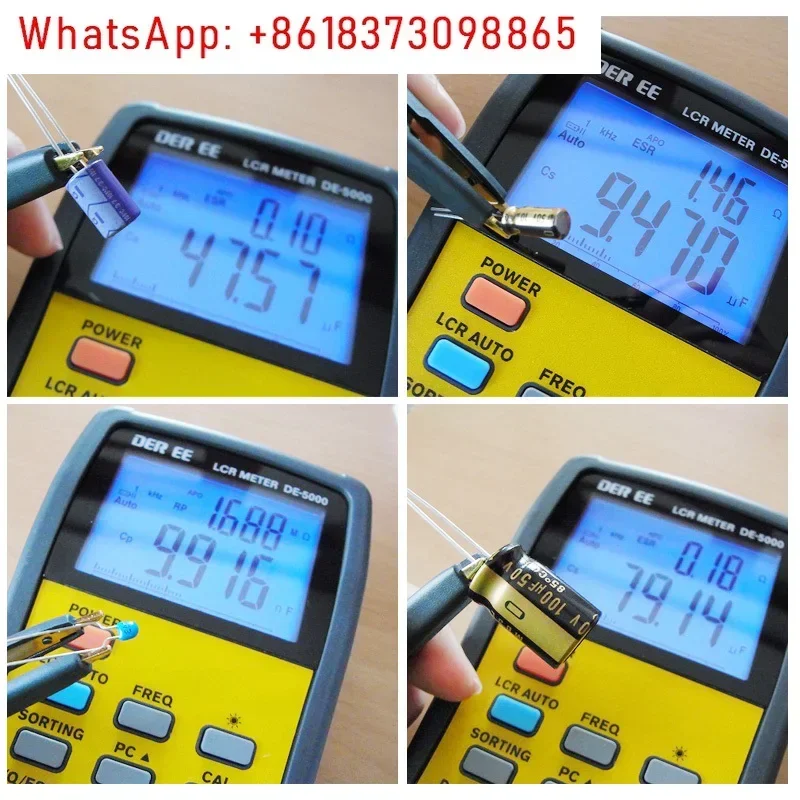 DE-5000 高精度 LCR メーターテスターインダクタンス抵抗容量メーター