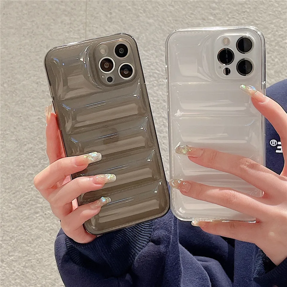 The Puffer Case For iPhone 15 14 13 12 11 Pro Max XR X XS 7 8 Plus