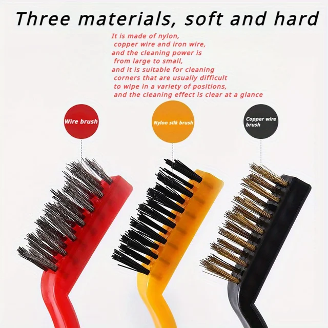 Brosses de livres de cuisinière à gaz d'inspiration japonaise, épurateurs de cuisine polyvalents, cagoules de cuisinière, sols, meubles, 3 pièces 5