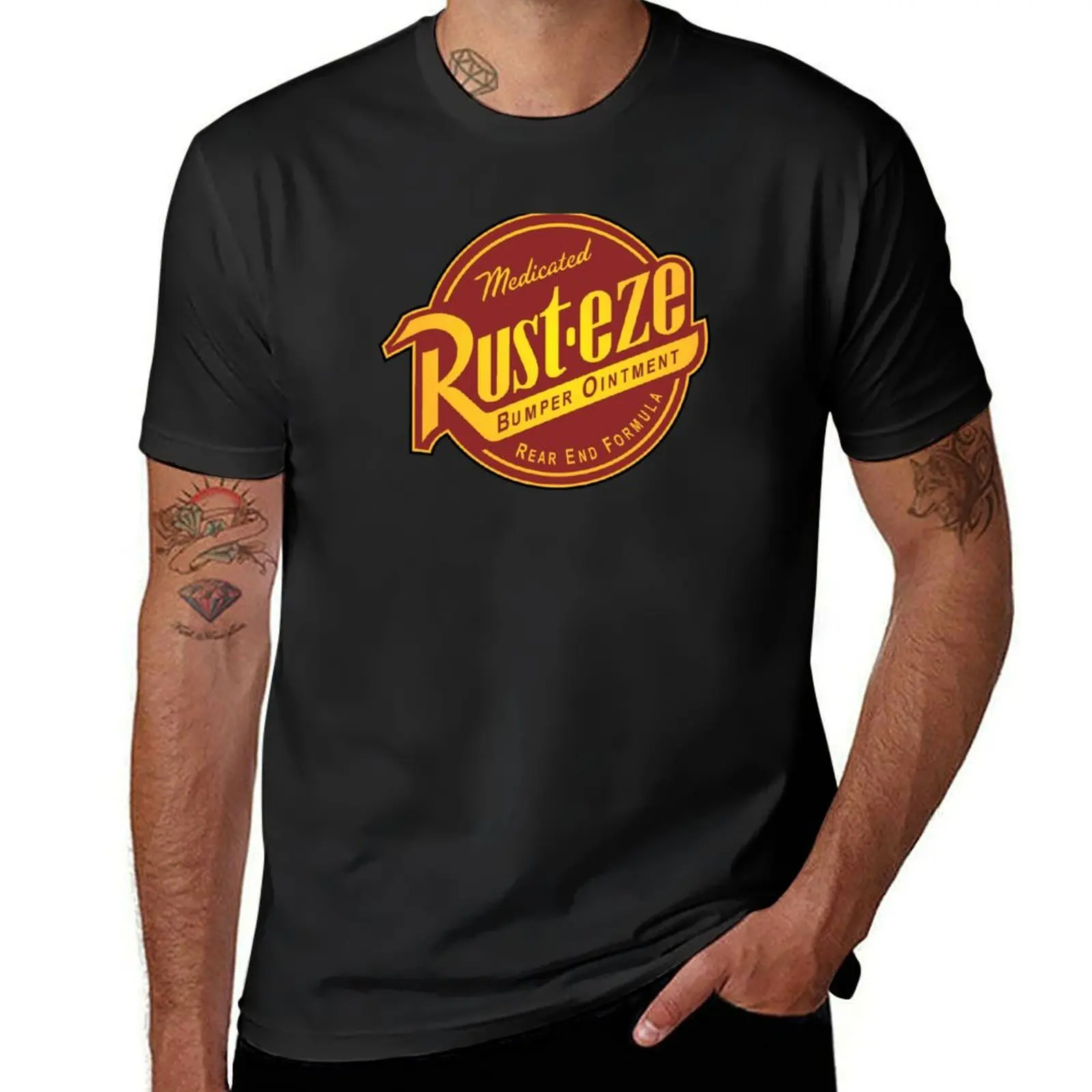 

Rust-eze Medicated Bumper Ointment T-Shirt customs plain clothes for men