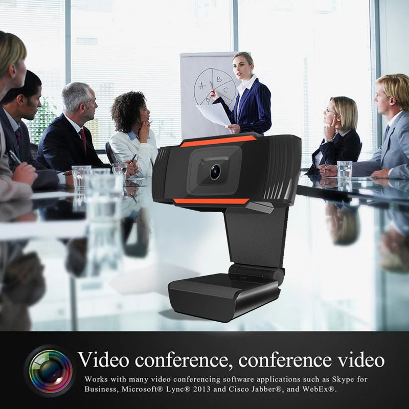 PC Webcams 4K 720P Webcam HD 1080P Web Cam with Microphone for USB Desktop& Laptop Live Streaming Camera for Video Calling