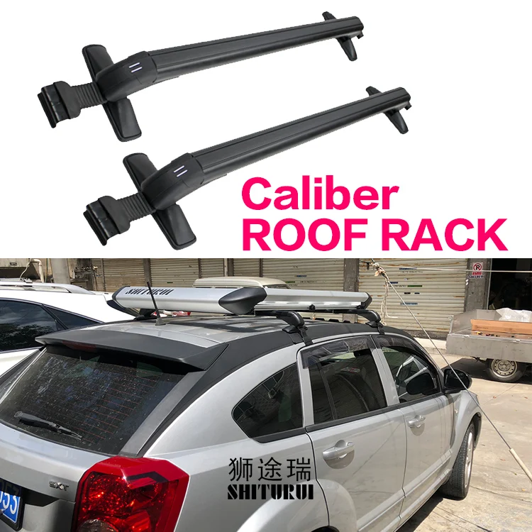 dynamisch Lenen kalkoen Car Luggage Rack Crossbar Roof Rack For Dodge Caliber 5 Door Estate Jan  2006-2017 Load 150kg Bar Led Matching Roof Modification - Roof Racks &  Boxes - AliExpress