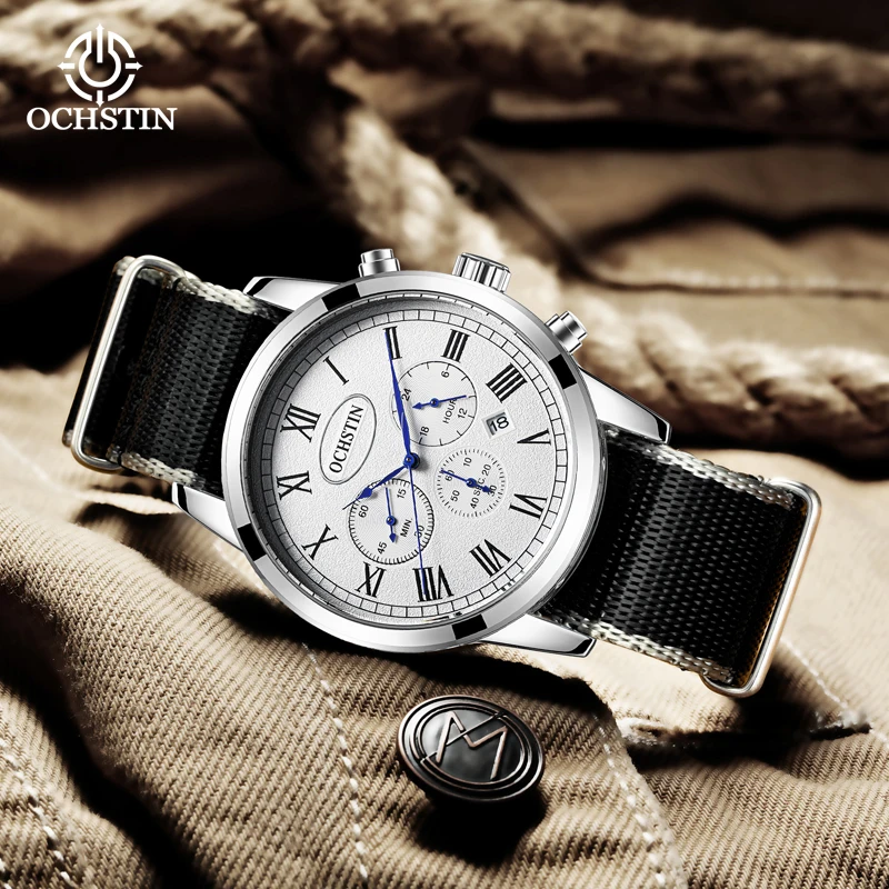 New OCHSTIN 2024 fashion trend men's quartz watch multifunction automatic quartz movement waterproof watch