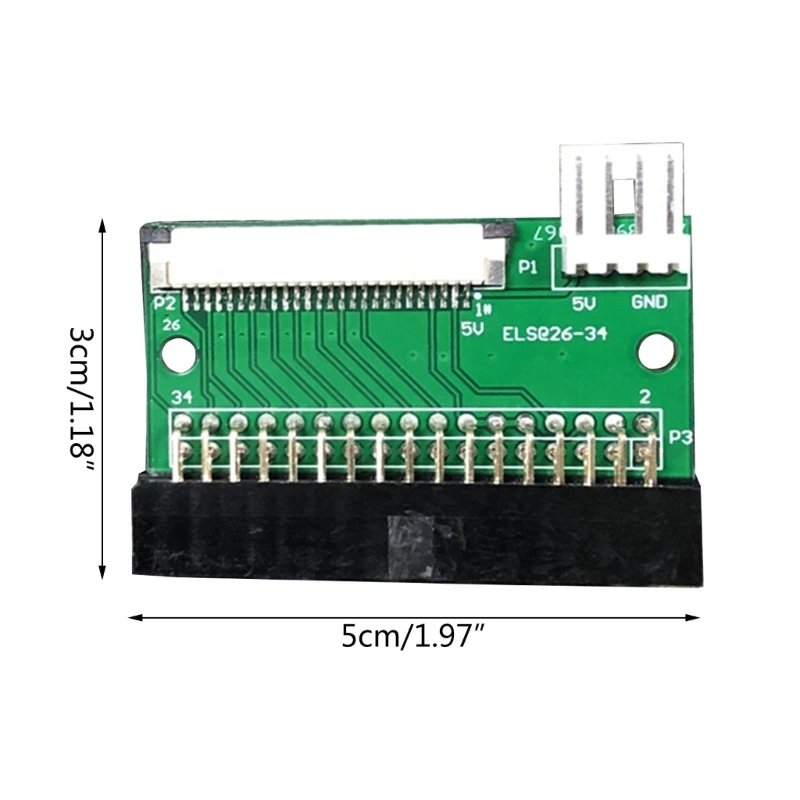 USB 34P 26P 플로피 드라이브 1.0MM FFC/FPC 34핀 26핀 플로피 드라이브 PIN 변환기 P9JB