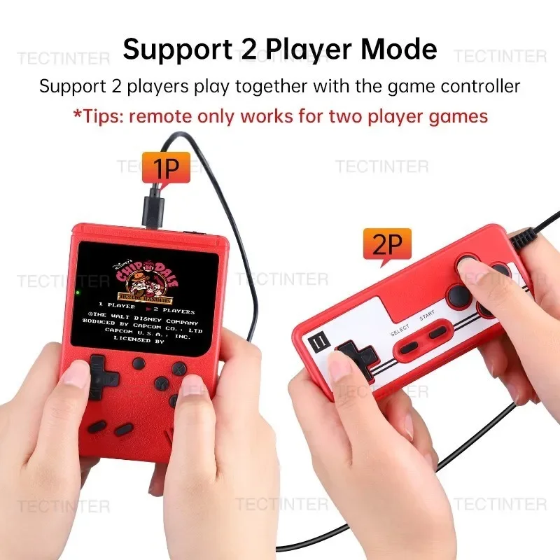 8-Bit Mini Video Game Console Built in 400 Games Retro Portable Console Handheld Game Player  Output For Kids Gift Game Boy 3