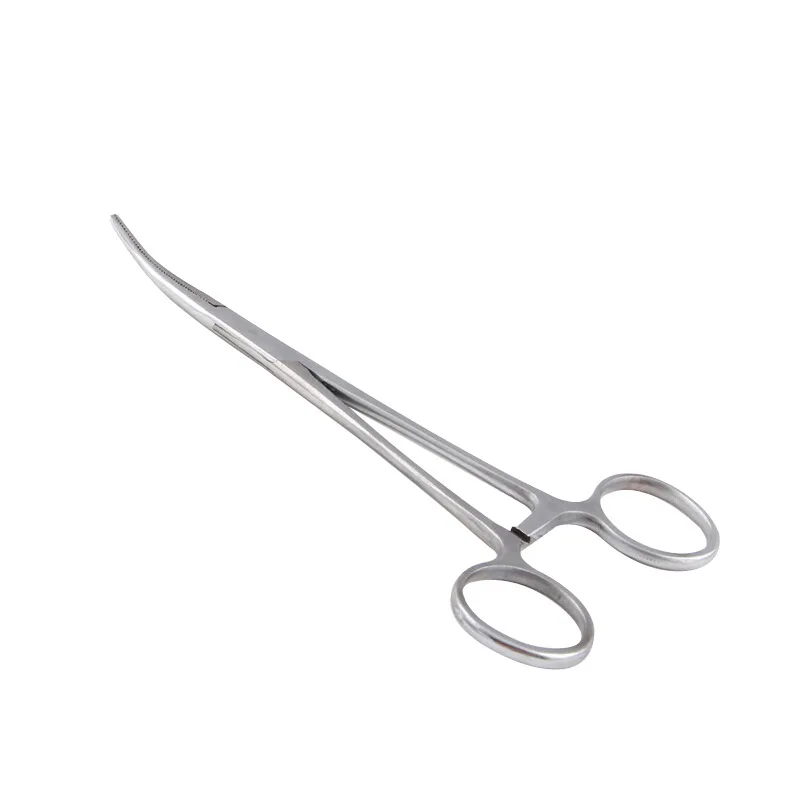Pince dégorgeoir courbée acier inoxydable F04 accessoires pêche extraction hameçons équipement sport
