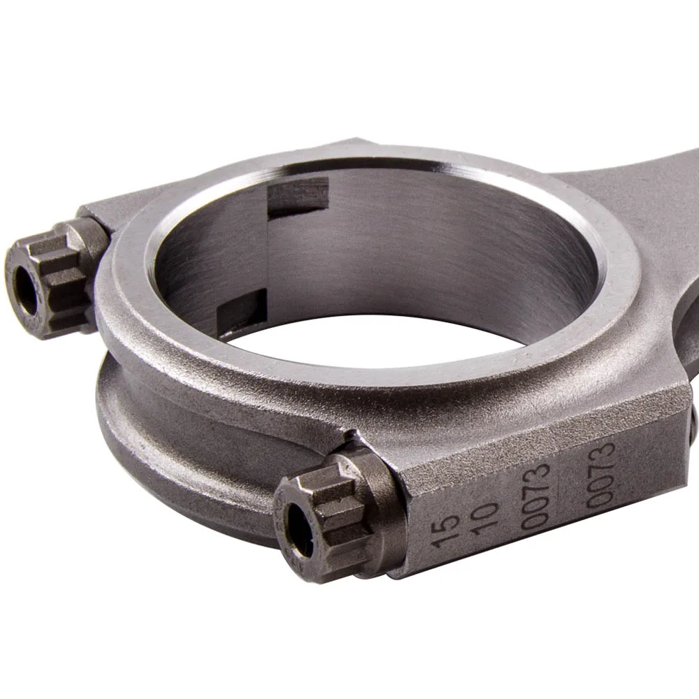 MSMaXpeedingrods 커넥팅 로드 제조 142mm 4개 단조 H-빔 및 ARP2000 볼트 혼다/아큐라 H23/F22 2.2 2.3L용