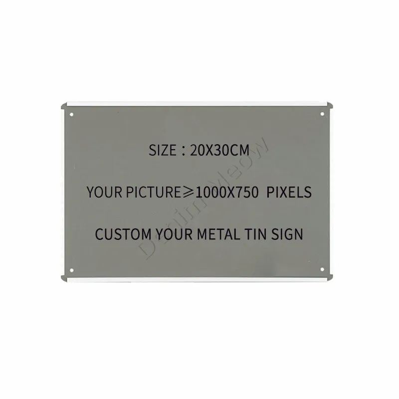 Targa In Latta Personalizzata 30x30cm - Con Logo/Testo Per Decorazione - Foto 6