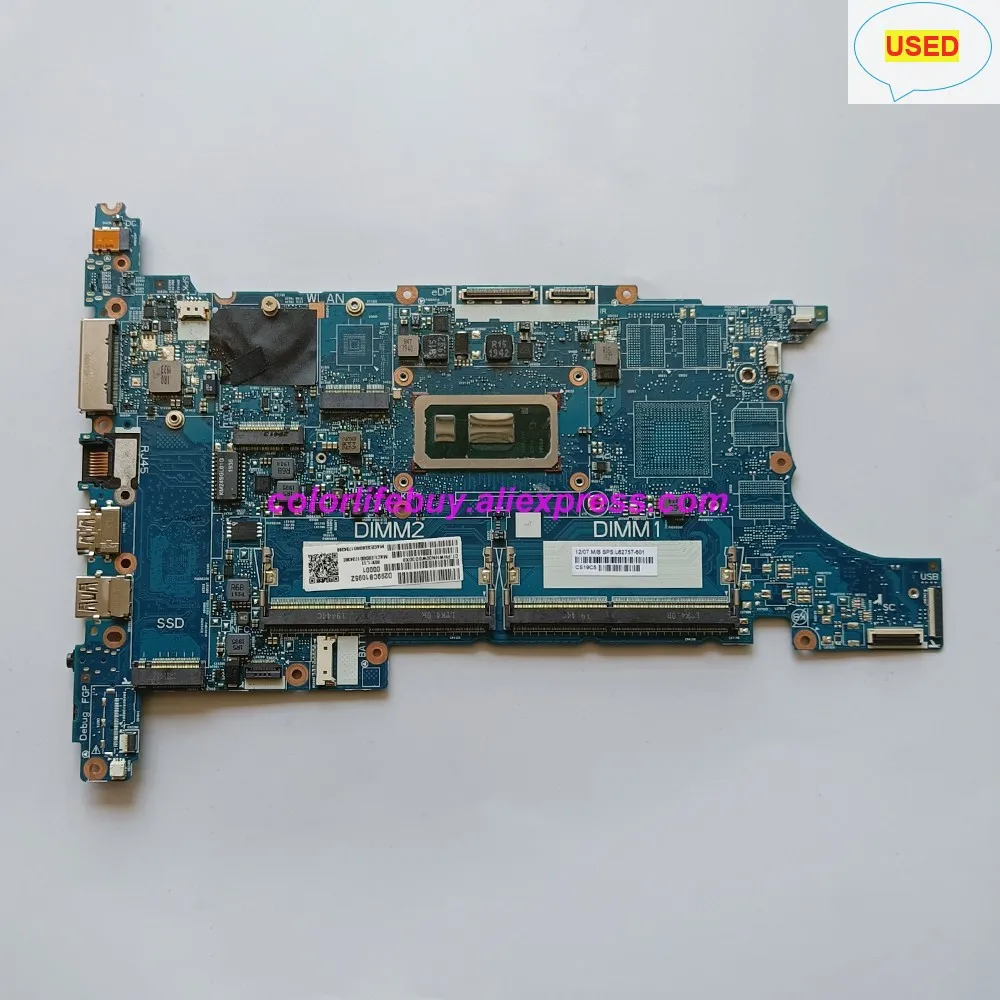 

Оригинальная б/у системная плата для ноутбука HP ZBook 15u G6, 6050A3022501-MB-A01 UMA i5-8265U
