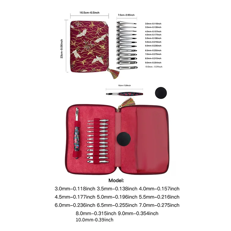Ergonomic Interchangeable Crochet Hooks 4