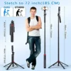 Portable camera tripod with wireless remote control and 360 ° rotation for video recording, video recording, and live streaming 1 Portable camera tripod with wireless remote control and 360 ° rotation for video recording, video recording, and live streaming 1