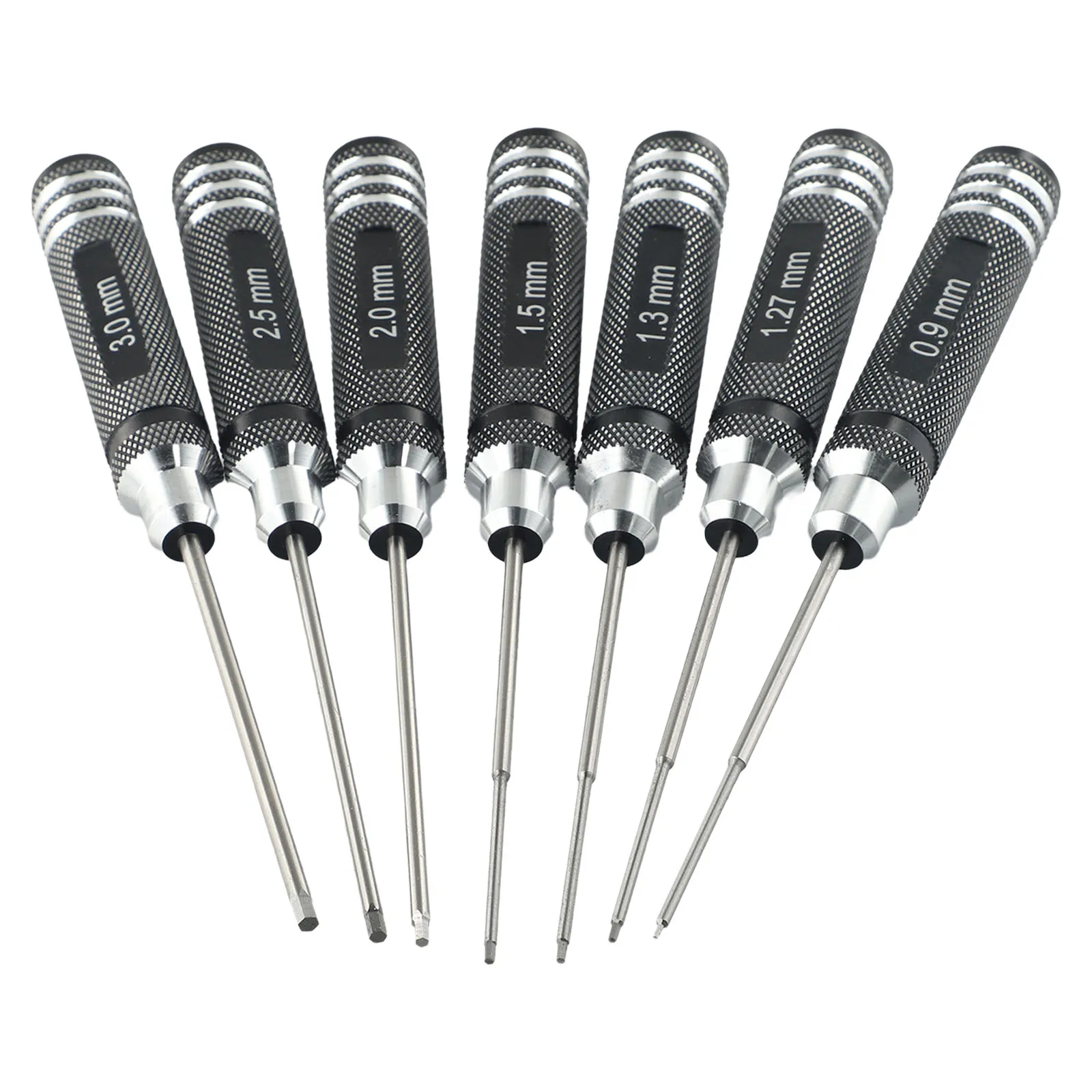 

7PCS Hex Screw Driver Screwdriver Set 0.9-3.0mm Hexagon Tool Kit For FPV Racing Drone Heli Airplanes Cars Boat RC Parts