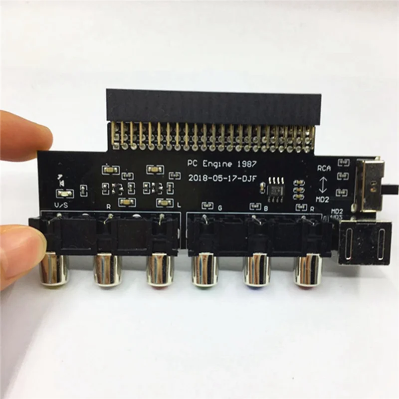 RGBS Video & Audio Output Booster Board For PC Engine / TurboGrafx-16 Console