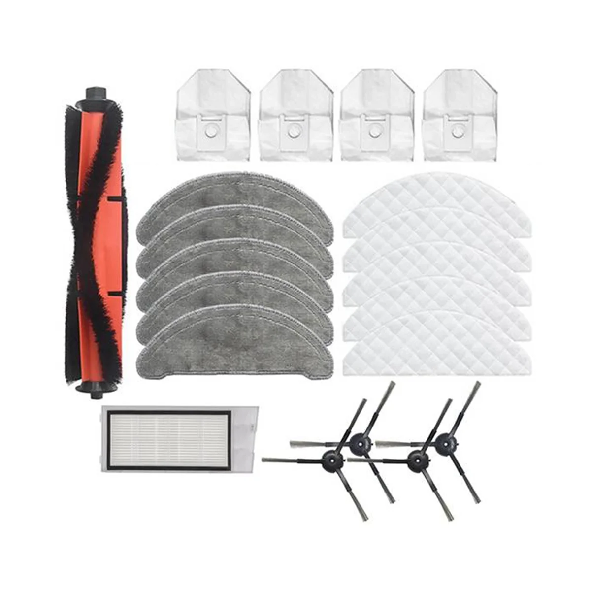 

Сменные детали для пылесоса ROIDMI EVE Plus, фильтр НЕРА, одноразовые многоразовые салфетки, аксессуары