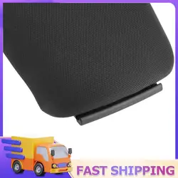 Sleek Black Armrest Lid Cover for Center Console - Premium Audi Interior Accessory