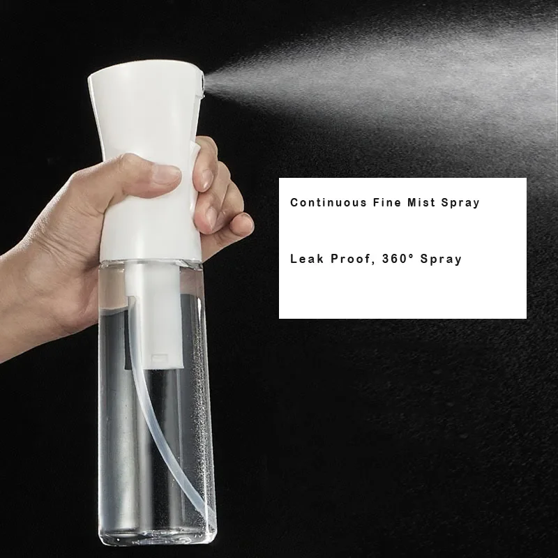 Spray Bottle Continuous Empty Mister Ultra Fine Mist for Hair Styling Plants Cleaning Salons Face Scents Skin Care