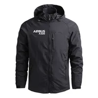 New Pilots Airbus A320 Outerwear Casual Hooded Flight Aviation Windbreakers Lightweight Men Jackets Coats 1