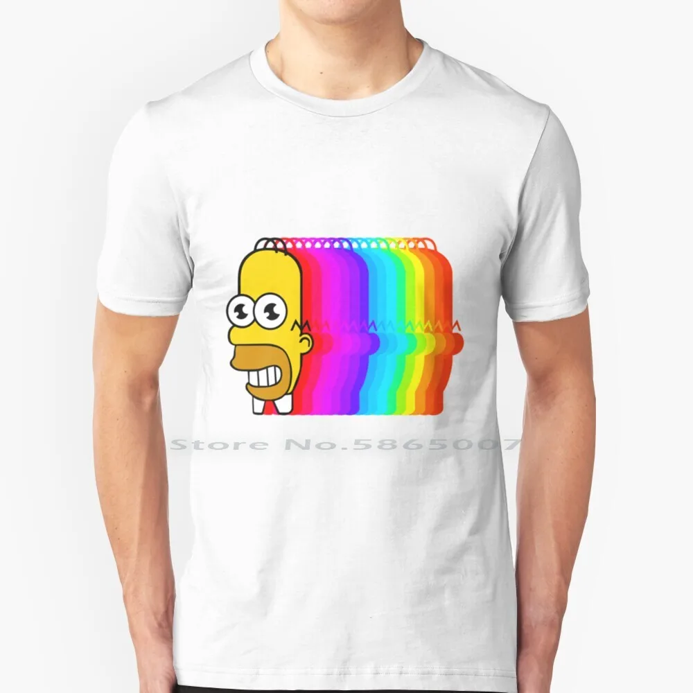 Homero Гомер футболка 100% хлопок Mr Sparkle Chispa Se? Или Japon Arcoiris Rainbow большой размер 6xl