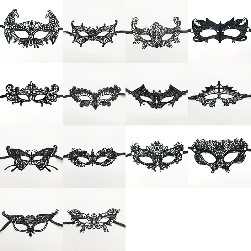 Halloween Mask Lace Masquerade Woman