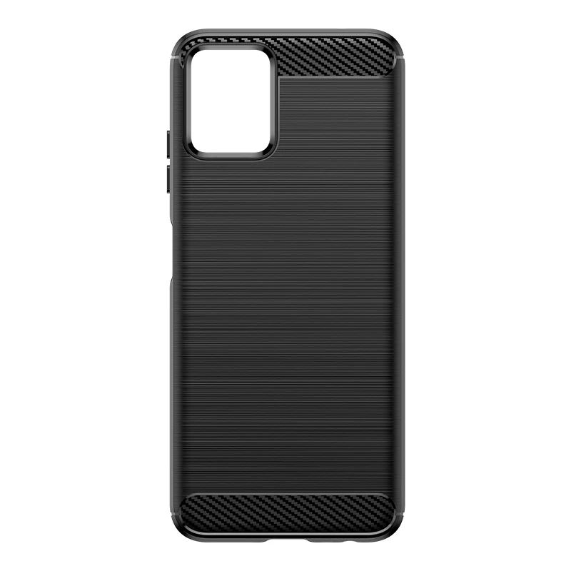 Silicone Carbon Fiber Back Cover - Sleek and Durable Protection