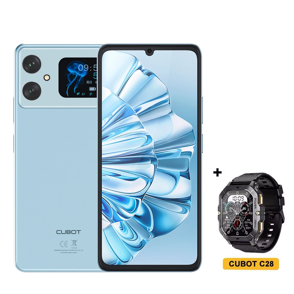 Cubot A20، هاتف ذكي Android 14، 12 جيجابايت (4 جيج...