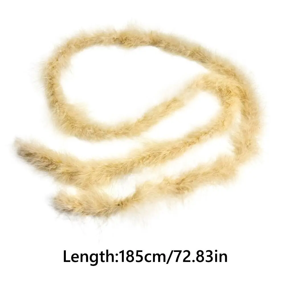 Soft Plush Punk Fur Belt for Street Dance Accessory