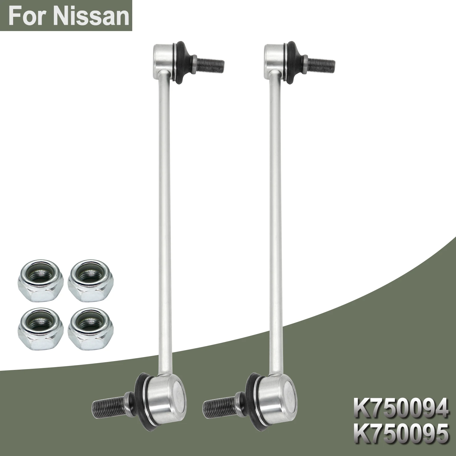 FrontStabilizerSwayBarLinksPairForNissanQashqaiAltimaMaximaMuranoRogueInfiniti