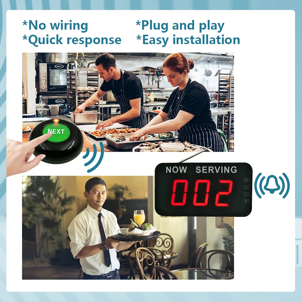 Restaurant-Pager-Simple-Queue-Management-System-with1-3-Digits-Display ...