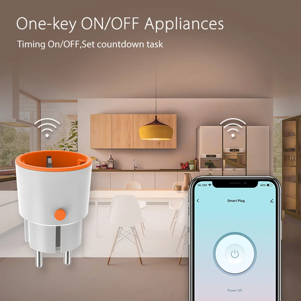 Tuya ZigBee3.0 16A ° WiFi EU Ʈ ÷ ܼƮ  ȣ Google Alexa   ۵,  ʿ 