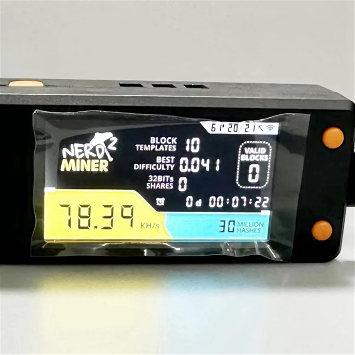 Trump Edition Cryptocurrency Miner NerdMiner V2 Trump Edition - 250KH/s Bitcoin  Miner With Display, Fan Cooling For Crypto Mining Trump Edition BTC Miner