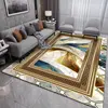 Nordic Black Gold Carpets Living Room Marble Sofa Large Area Rug Entrance Non-slip Door Mat Kitchen Hallway Balcony Decor Rugs 3