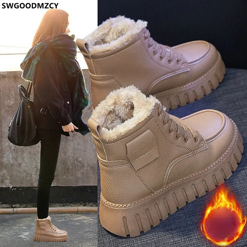 

Зимняя обувь, женская обувь, зимние ботинки, женская обувь на платформе Stivali, ботильоны для женщин 2024, черные ботинки