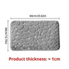 1pc Memory Foam Embossed Velvet Carpet Bathroom Living Room Non-Slip Mat Cobblestone Floor Mat Home Furnishings 6