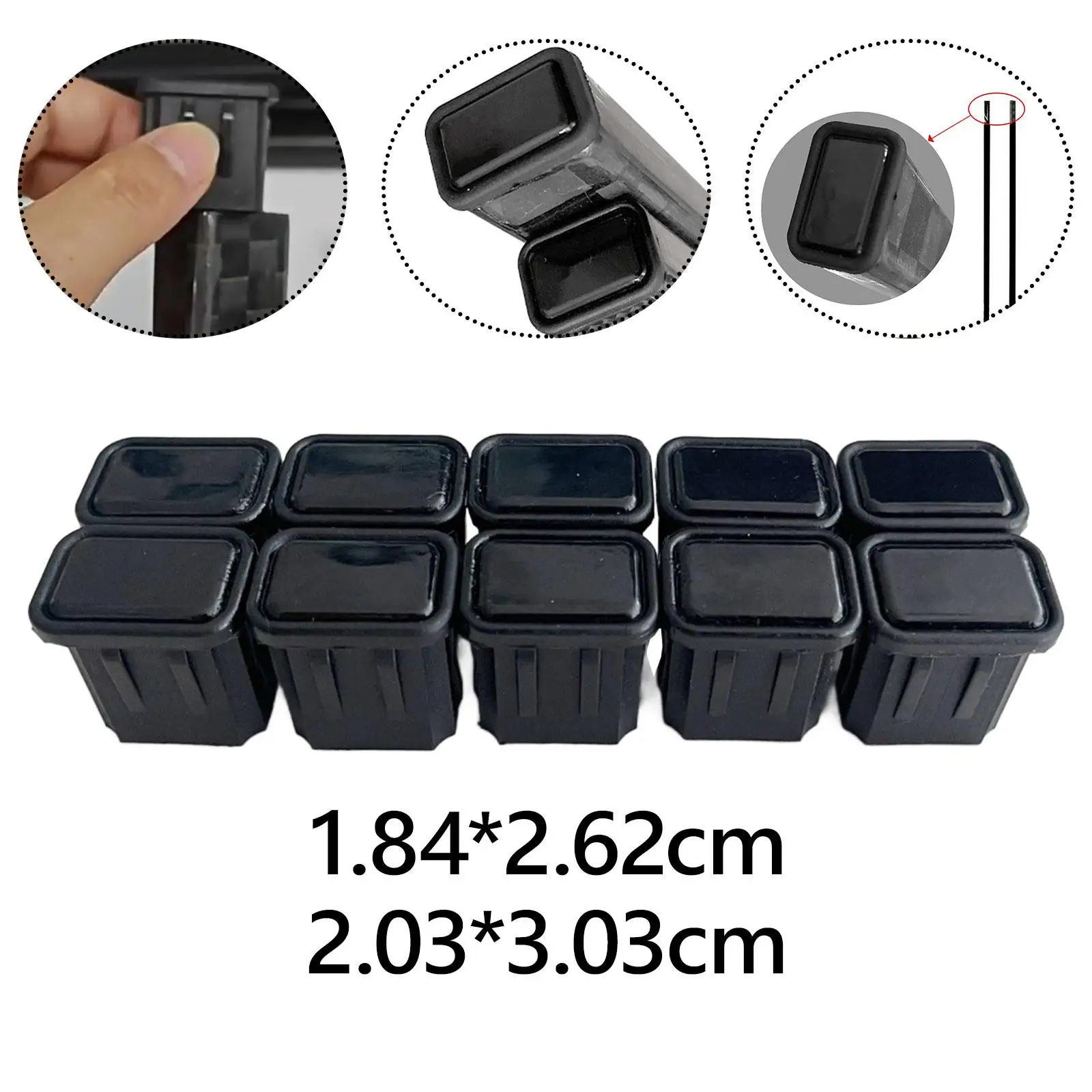10pcs Hockey Stick Tip, Hockey End Caps, for Professional Players, Roller