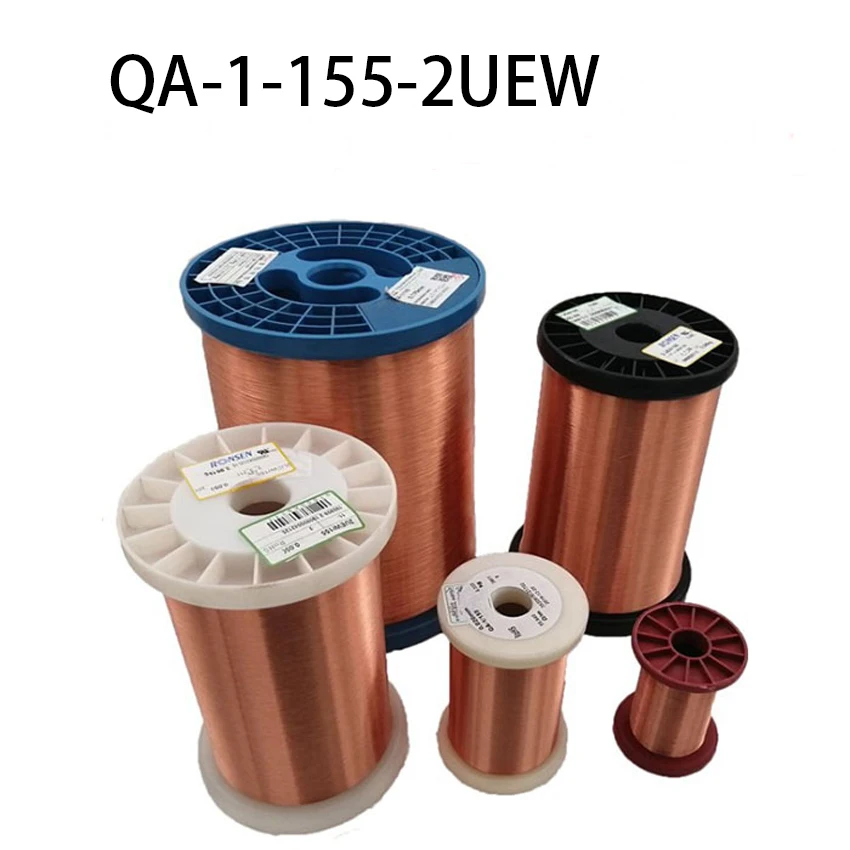 300g/roll QA-1-155 2UEW 0.06 -1.5mm Wire Enameled Copper Wire Magnetic Coil Winding High Temper