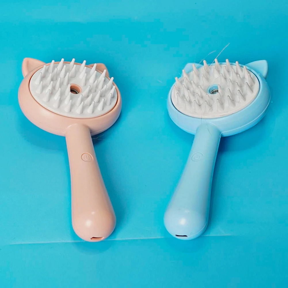 HairCleaningBrushwithMistMultifunctionalCatGroomingBrush