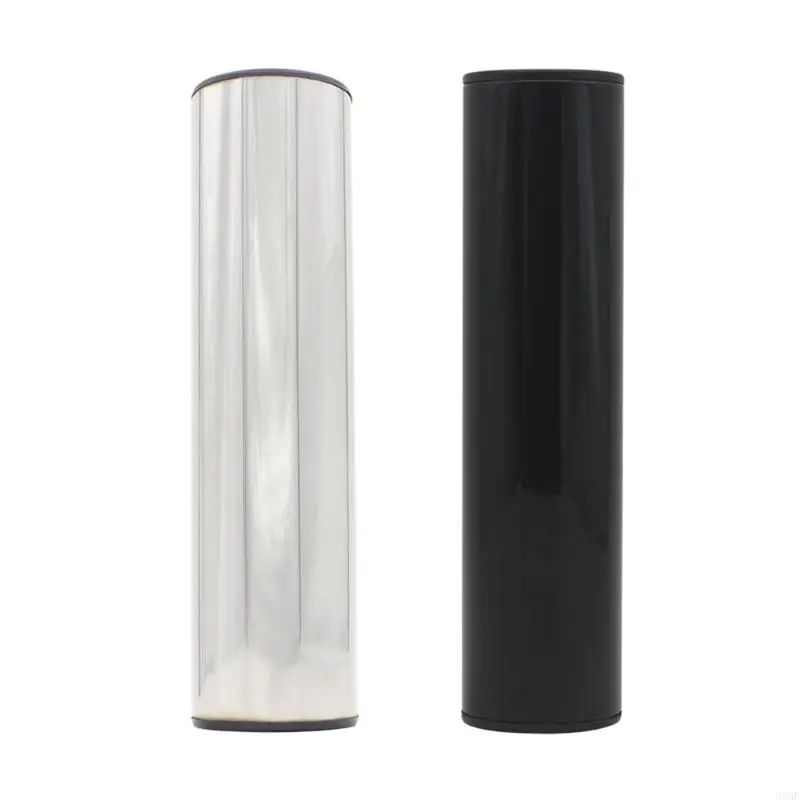 583F Stainless Steel Cylinder Shaker Portable Sand Shaker Metal Hand Percussion
