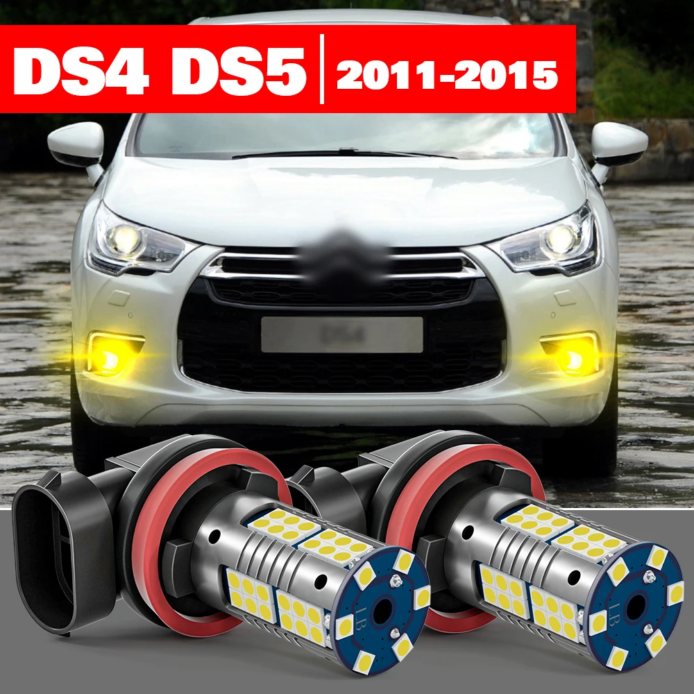 

For Citroen DS4 DS5 2011-2015 2pcs LED Fog Light Accessories 2012 2013 2014