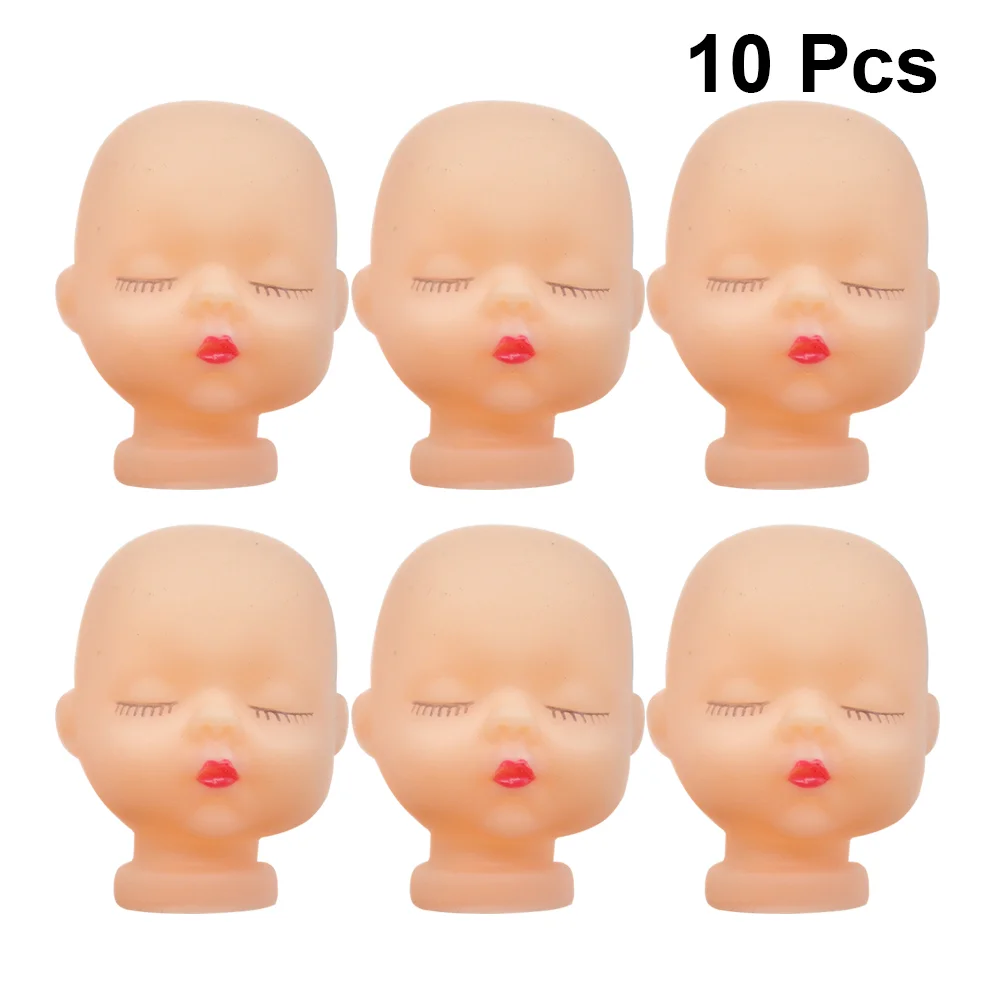 미니 잠자는 인형 머리, DIY 핸드 페인팅 인형, 바디 부품 공예, 키체인 액세서리, 어린이 선물