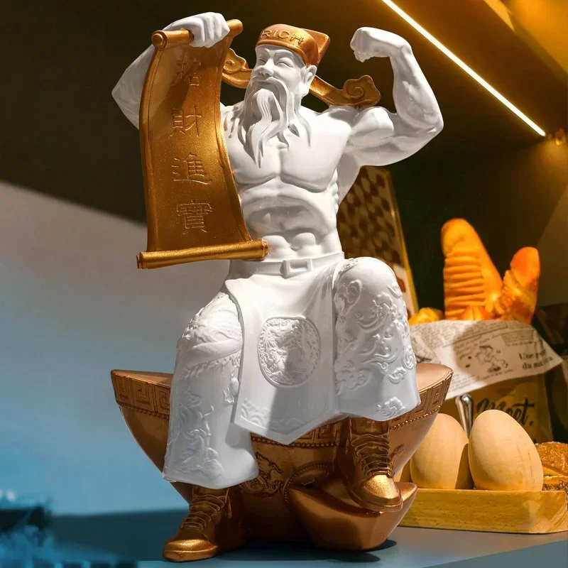 

Creativity: God of wealth, fashion, wealth, decoration, muscle arm, office, living room, home decoration, opening reception gift