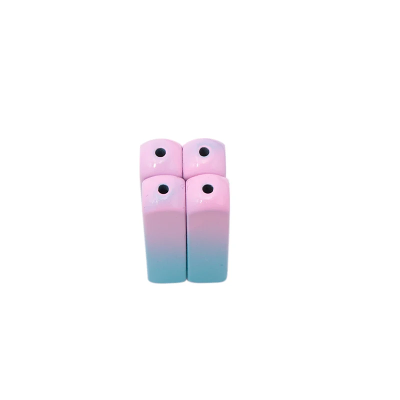 Weiou New Arrival 4pcs/set 6.2*24.3mm Sneaker v2 350 Top Rope Ends Pink Blue Lively Cord Tips Fashion Zuilvormig Shoelace Aglets