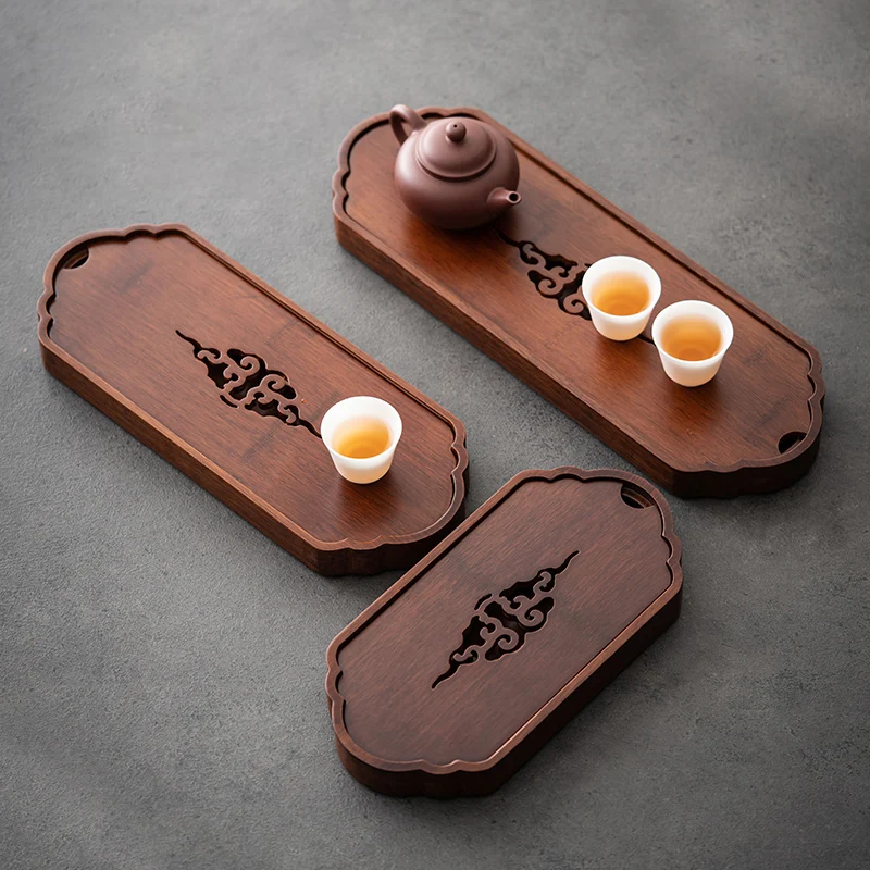 Ceremony Tea Tray Afternoon Gongfu Bamboo Breakfasts Coffee Tea Tray