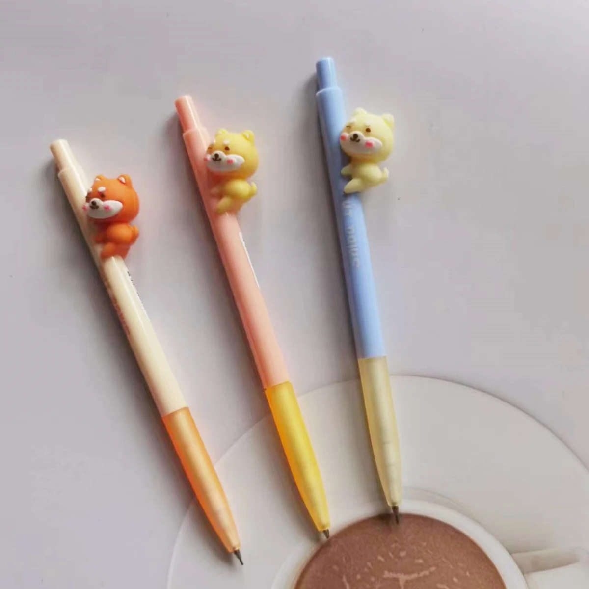 3 pcs/pack 0.5mm Cute Shiba Mechanical Pencil Kawaii Pencil School Stationery Supplies Gift Cartoon Students Prize 6