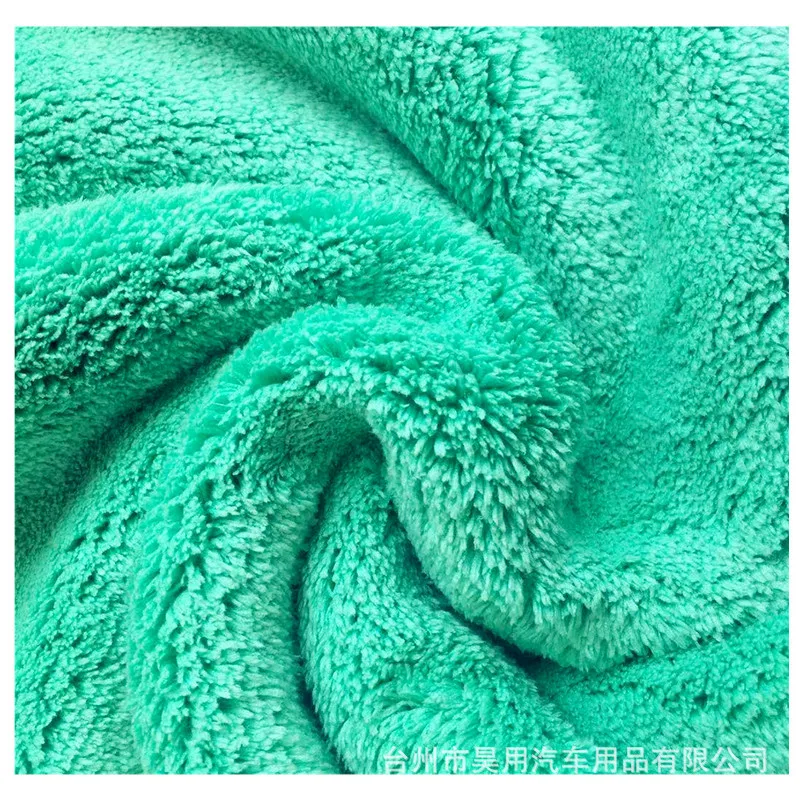 Coral Velvet Towel 80/20 Polyester Brocade Microfiber Long Hair Self-Weight Water Collection Polishing Towel 1200 Grams Of Pumi microfiber towel