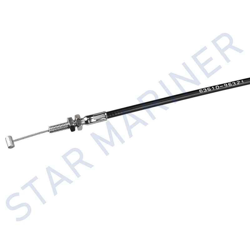 스즈키 선외 모터용 63610 96321 스로틀 핸들 케이블 와이어, 2T DT 15HP 9.9HP 63610 96320 보트 엔진 애프터마켓 부품