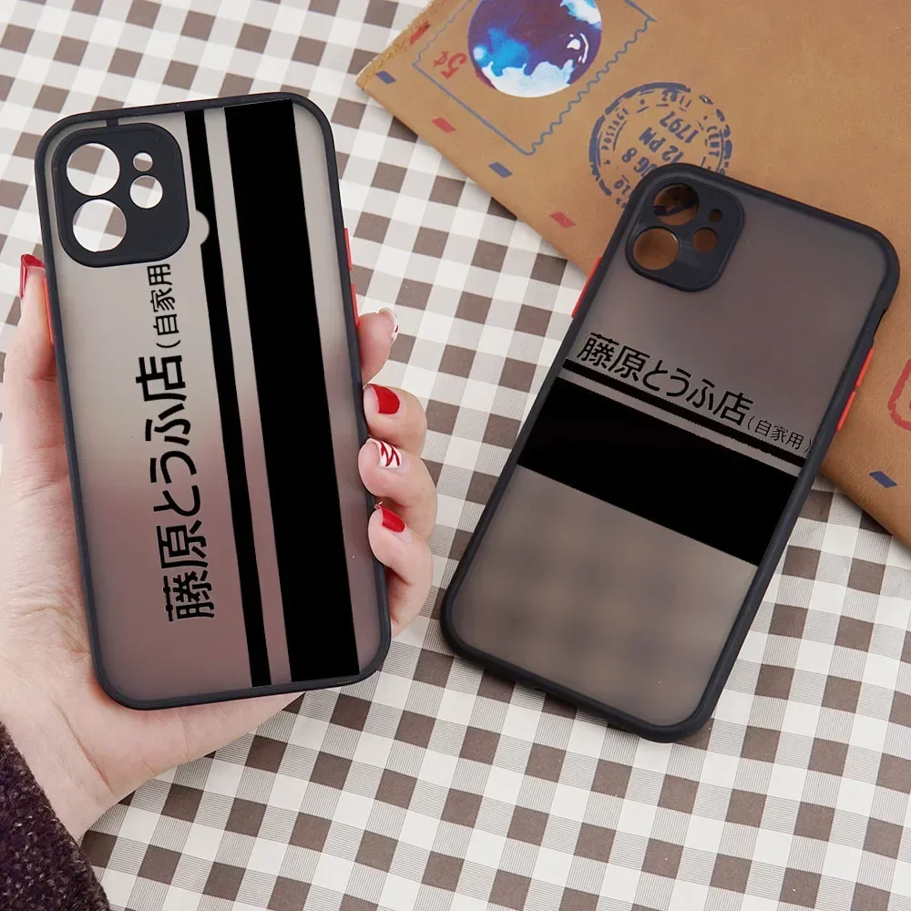 Japan Classic Comic Initial D JDM AE86 Transparent Phone Case - Hard Cover