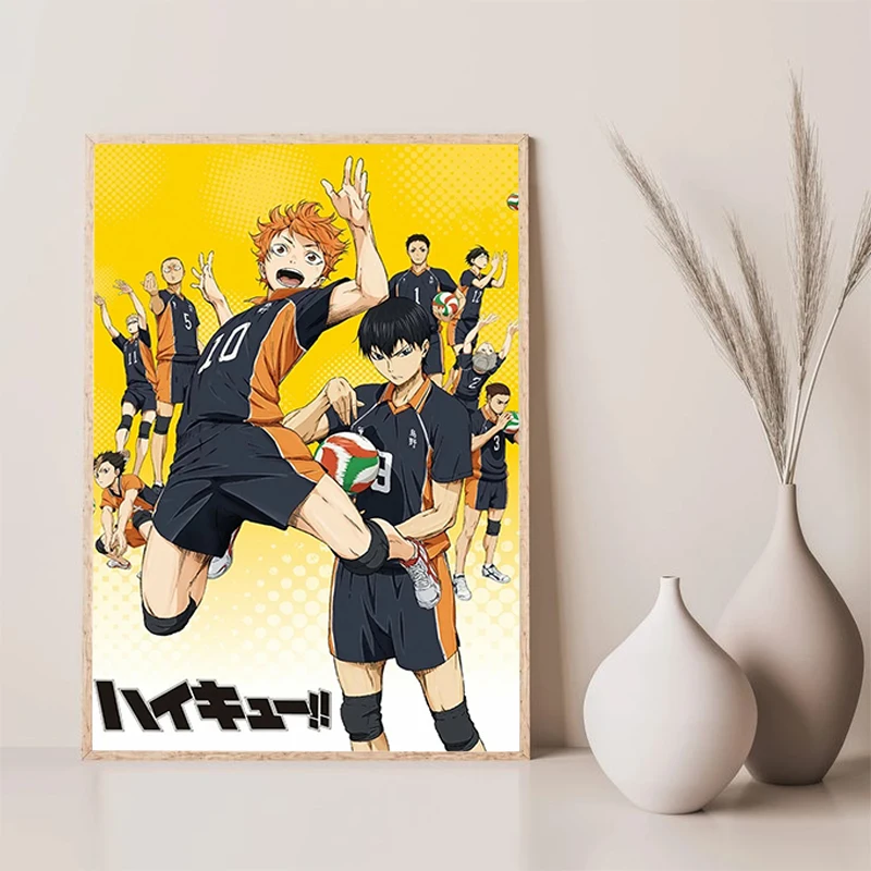 

Haikyuu!! Anime Poster Decorative Pictures for Living Room Decor Home Decore With Free Shipping Wall Art Canvas Posters Painting