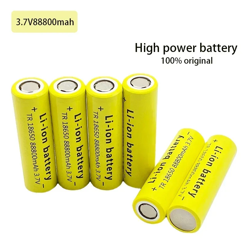 

18650 Battery 100% Original 88800mah 3.7V18650 Flashlight Lithium Ion Rechargeable Screwdriver Toy