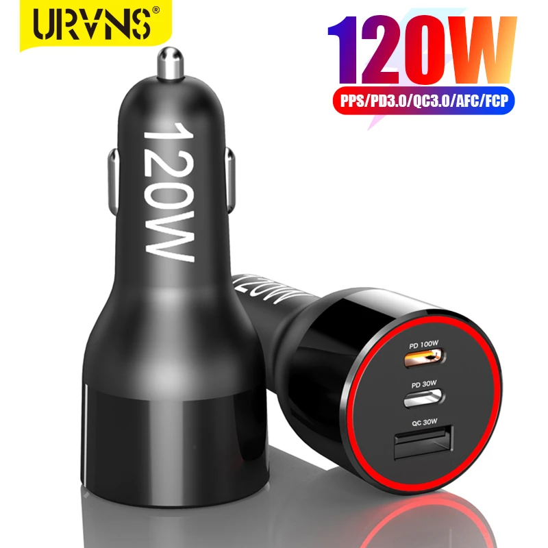 100w Super Fast Car Charger Usb Pd Charger 100w Car 100w Usb C Car