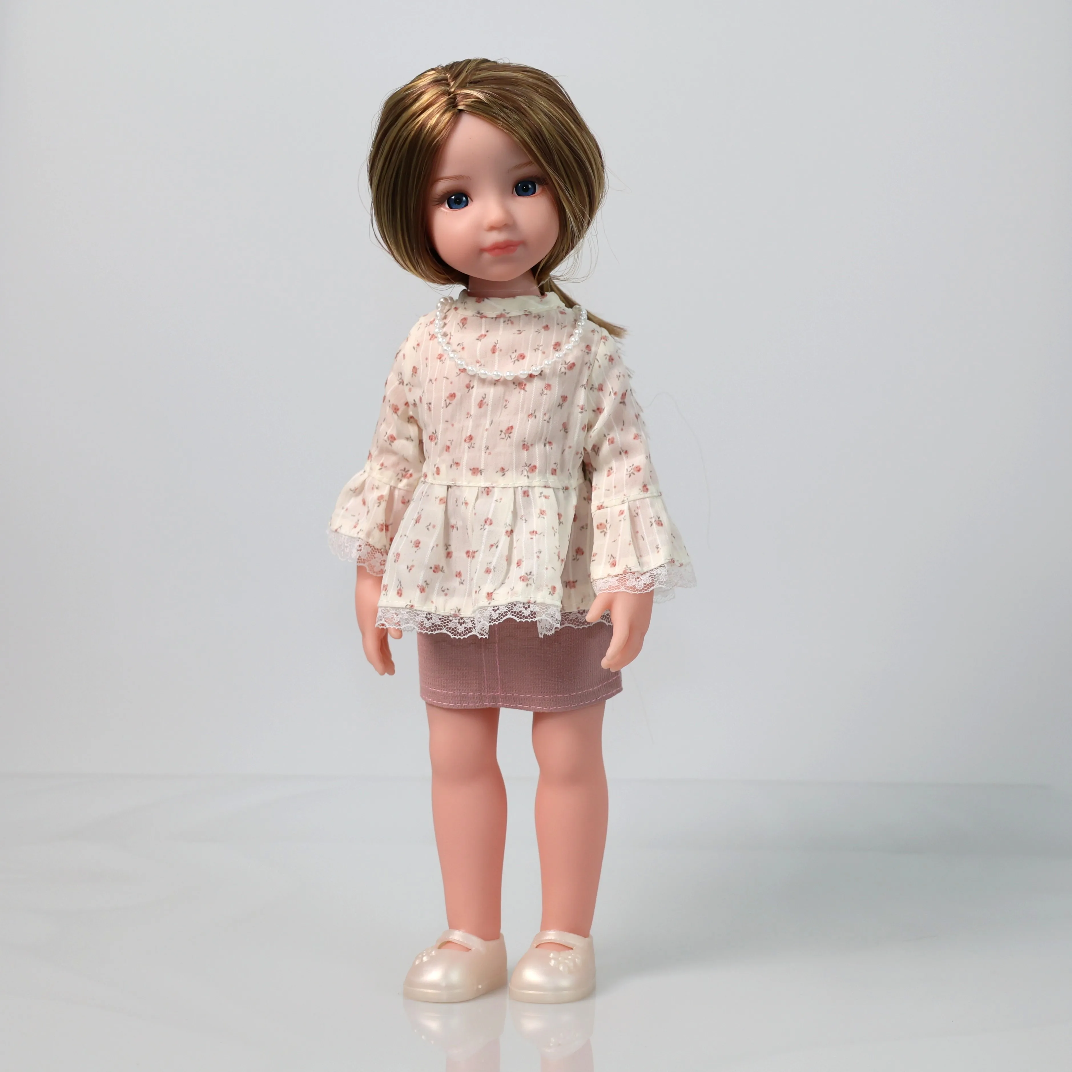 15 Inch Girls Doll Toys for Kids,Fashion Dress Up with Clothes and Shoes,Gifts for Children - 4